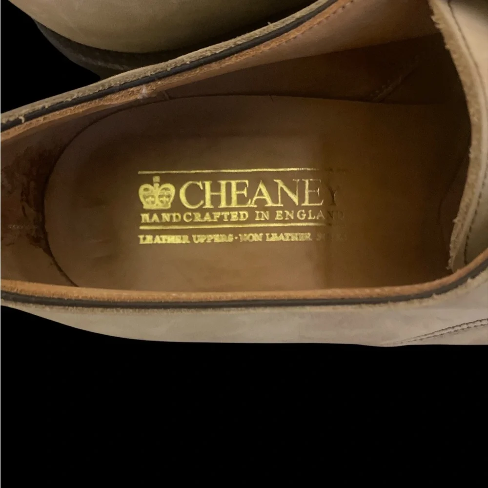 CHEANEY DERBY LEATHER SHOES SIZE 10